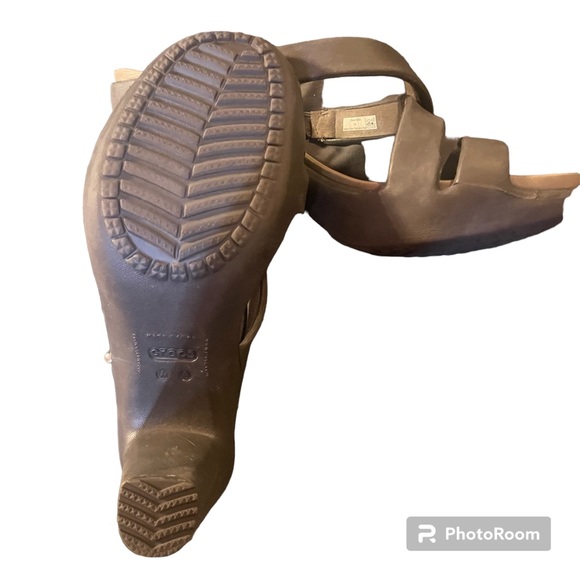 Crocs CYPRUS V brown sandals 8W - Picture 3 of 3